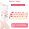 Portable Heating Pad for Cramps Fast Heating Pad for Women Girl Cordless Menstrual Heating Pad with 3 Heat Levels and 3 Massage Modes for Back Belly