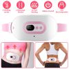 Portable Heating Pad for Cramps Fast Heating Pad for Women Girl Cordless Menstrual Heating Pad with 3 Heat Levels and 3 Massage Modes for Back Belly