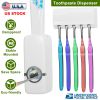 Automatic Toothpaste Dispenser and Toothbrush Holder Set