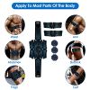 Muscle Stimulator Abdominal Toning Belt ABS Training Fitness Equipment Waist Trimmer Belt Muscle Toner with 10 Modes 20 Intensity Levels for Men Woman