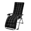 66.92x22.04in Thickened Chaise Lounger Cushion Recliner Rocking Chair Sofa Mat Deck Chair Cushion