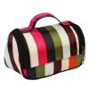 Travel Makeup Bag Portable Cosmetic Organizer with Cosmetic Mirror Waterproof Toiletry Wash Bag for Women